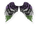 Spread Your Wings Genderqueer Kiss Cut Pride Sticker