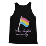 Pan Educated and Pretty Pansexual Pride Softstyle Tank Top