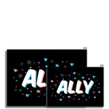Trans Ally Transgender Pride Fine Art Print