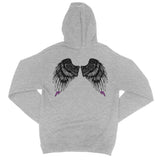 Spread Your Wings Asexual Pride College Hoodie