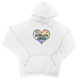 Queer Goth Energy LGBTQ Punk Pride Heart Hoodie