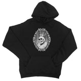 The King Gothic Crowned Skull Cameo College Hoodie