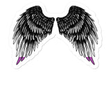 Spread Your Wings Asexual Kiss Cut Pride Sticker