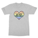 Gay Goth Vibes Only LGBTQ Punk Pride Heart Softstyle T-Shirt