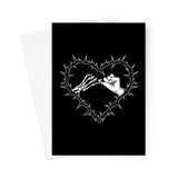 A Promise to the Dead Black Greeting Card