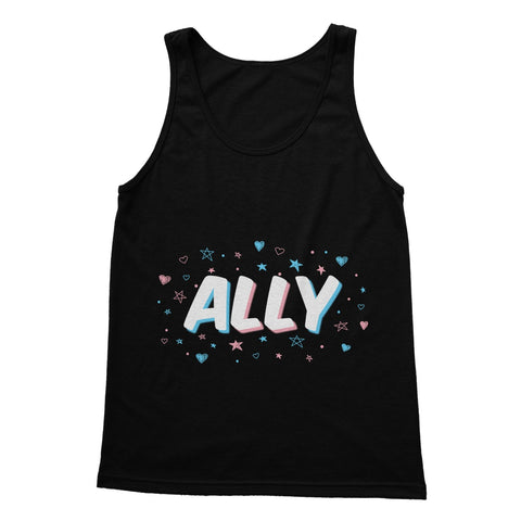 Trans Ally Transgender Pride Softstyle Tank Top