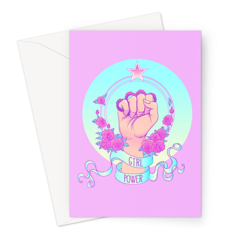 Girl Power Greeting Card