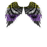 Spread Your Wings Non-Binary Kiss Cut Pride Sticker