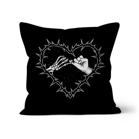 A Promise to the Dead Black Cushion