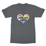 Queer Goth Energy LGBTQ Punk Pride Heart Softstyle T-Shirt