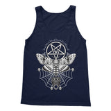 Deaths Head Hawk Moth Pentagram Black Softstyle Tank Top