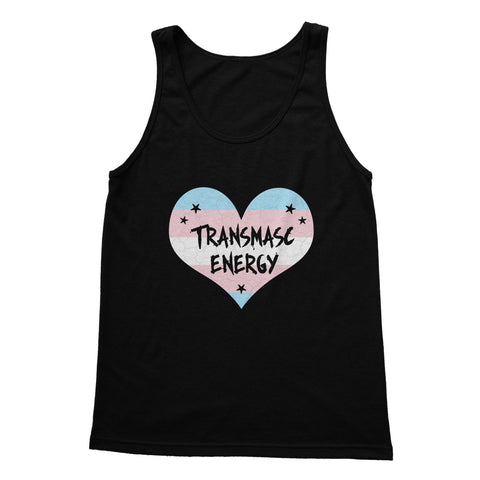 Transmasc Energy Trans Transgender Pride Heart Tank Top Vest