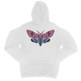 Bi Pride Death Moth College Hoodie