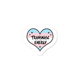 Transmasc Energy Trans Transgender Pride Heart Sticker