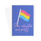 Pan, Educated and Pretty Greeting Card