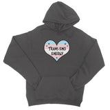 Trans Emo Energy LGBTQ Punk Transgender Pride Heart Hoodie