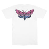 Bi Pride Death Moth Softstyle Bisexual T-Shirt