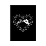 A Promise to the Dead Black Art Print