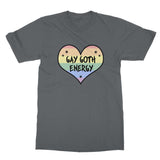 Gay Goth Energy LGBTQ Punk Pride Heart Softstyle T-Shirt