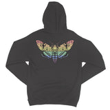 LGBT+ Gay Lesbian Pride Death Moth College Hoodie