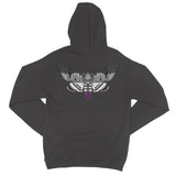 Asexual Pride Death Moth College Hoodie