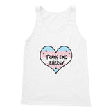 Trans Emo Energy LGBTQ Punk Transgender Pride Heart Softstyle Tank Top