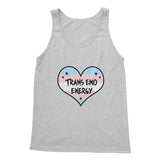 Trans Emo Energy LGBTQ Punk Transgender Pride Heart Softstyle Tank Top