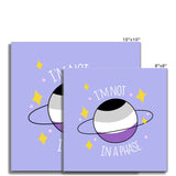 I'm Not In A Phase Asexual Pride Fine Art Print