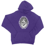 The King Gothic Crowned Skull Cameo College Hoodie
