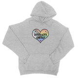 Queer Goth Energy LGBTQ Punk Pride Heart Hoodie