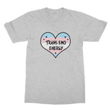 Trans Emo Energy LGBTQ Punk Transgender Pride Heart Softstyle T-Shirt