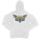 LGBT+ Gay Lesbian Pride Death Moth College Hoodie