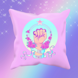 Girl Power Soft Faux Suede Cushion