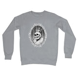 The King Gothic Crowned Skull Cameo Crew Neck Sweatshirt
