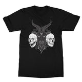 Baphomet 666 Goat Skulls Softstyle T-Shirt
