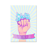 Fight Like A Girl Sunrays Fine Art Print