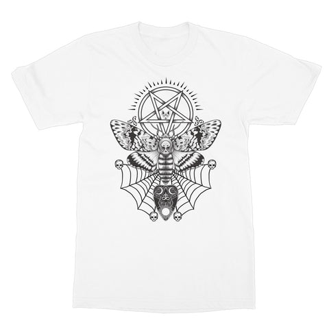 Deaths Head Hawk Moth Pentagram T-Shirt