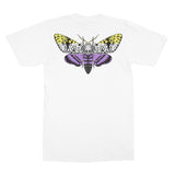 Non-Binary Pride Death Moth Softstyle T-Shirt