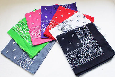 Paisley Bandana Pattern Printed Neck Scarf Headband Headwear