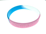 LGBTQ Gay Pride Trans Transgender Lesbian Bi Silicone Gummy Wristbands