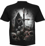Spiral Soul Searcher Death Grim Reaper Skulls Goth T-shirt