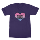 Bi Goth Energy LGBTQ Punk Bisexual Pride Heart Softstyle T-Shirt