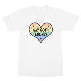 Gay Goth Energy LGBTQ Punk Pride Heart Softstyle T-Shirt