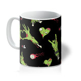 Zombie Hand All Over Print Black Mug