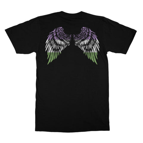 Spread Your Wings Genderqueer Pride Softstyle T-Shirt