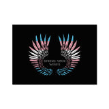 Trans Spread Your Wings Pride Flag Fine Art Print