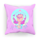Girl Power Soft Faux Suede Cushion