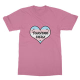 Transfemme Energy Trans Transgender Pride Heart  T-Shirt