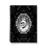 The King Crowned Skull Cameo Patterned Notebook