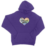 Queer Goth Energy LGBTQ Punk Pride Heart Hoodie
